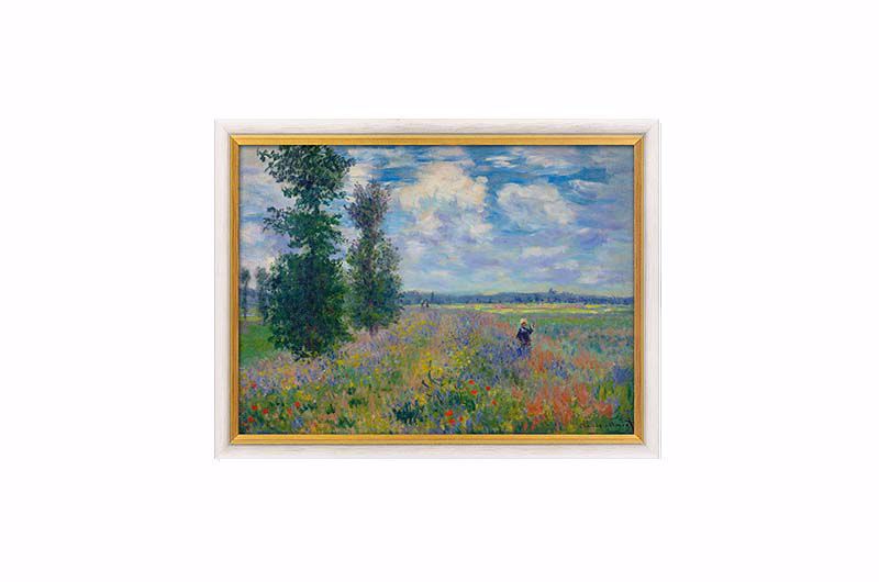 Claude Monet Schilderij'Les Coquelicots - Papaverveld bij Argenteuil'