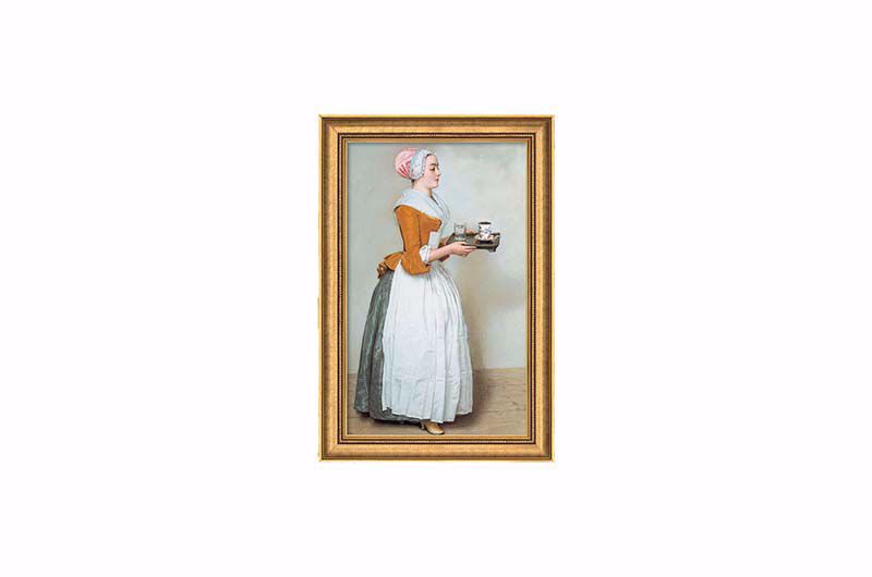 Jean-Ãtienne Liotard Schilderij'Chocolademeisje'
