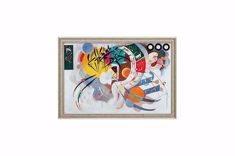 Wassily Kandinsky Schilderij'Dominante curve'