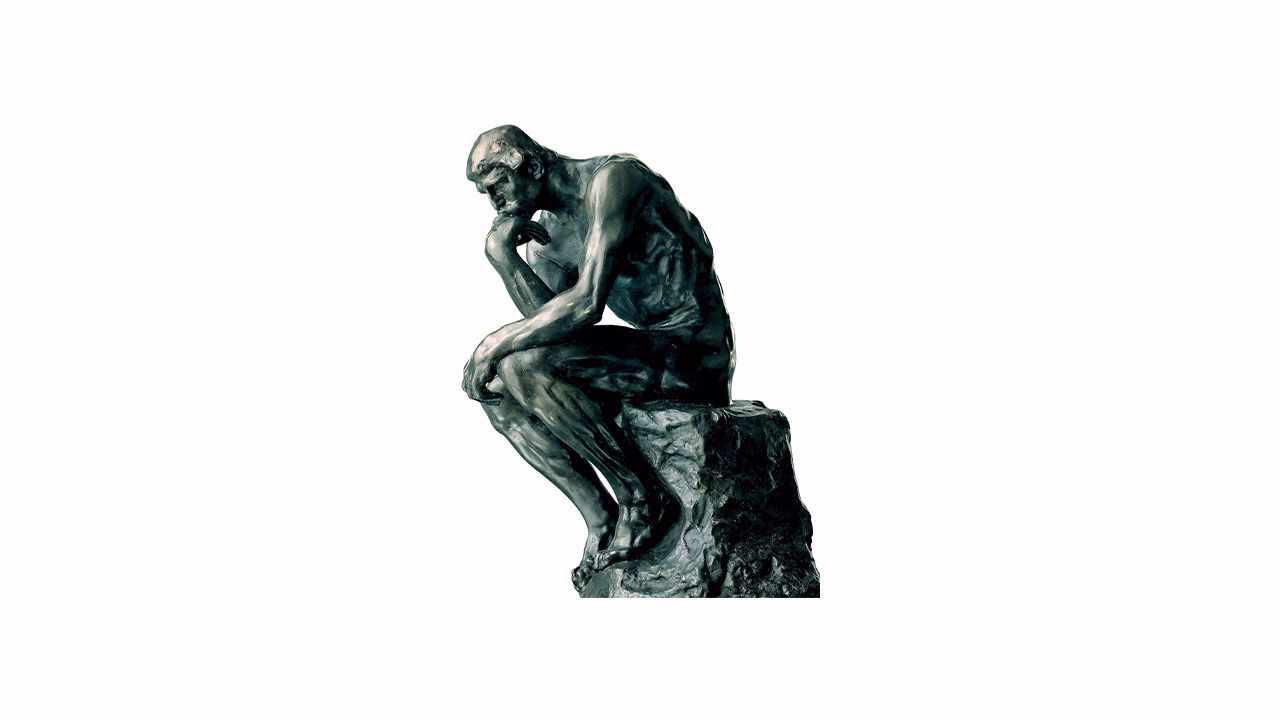 Auguste Rodin sculptuur'De Denker'