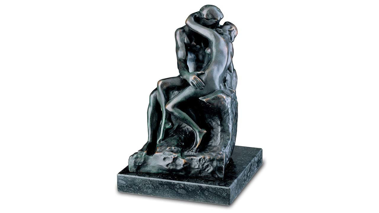 Auguste Rodin SculptuurâDe kusâ in brons