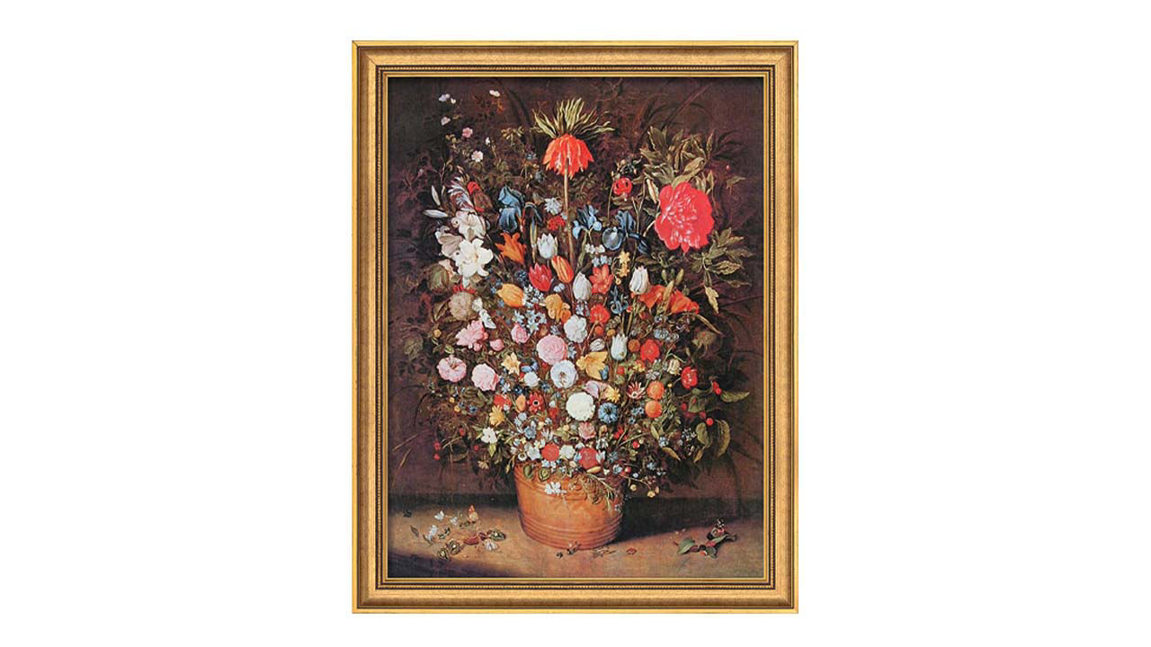 Jan Brueghel Schilderij'Stilleven met bloemen'